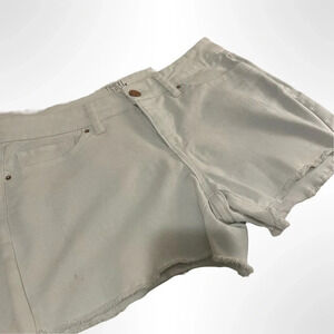 Time and Tru White Jean Shorts